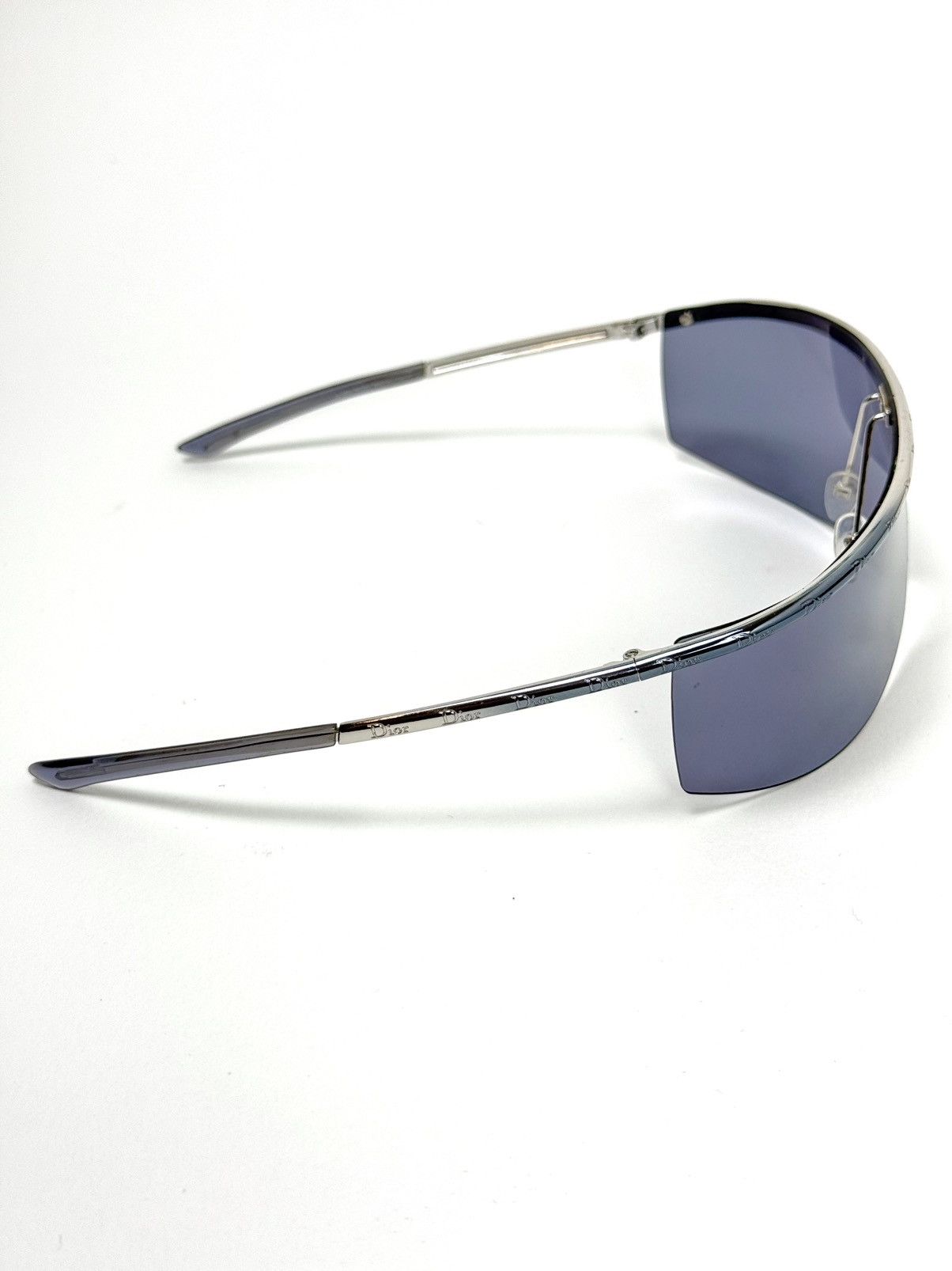 Dior VINTAGE DIOR MONOLENS MULTILOGO SUNGLASSES Size ONE SIZE - 4 Thumbnail
