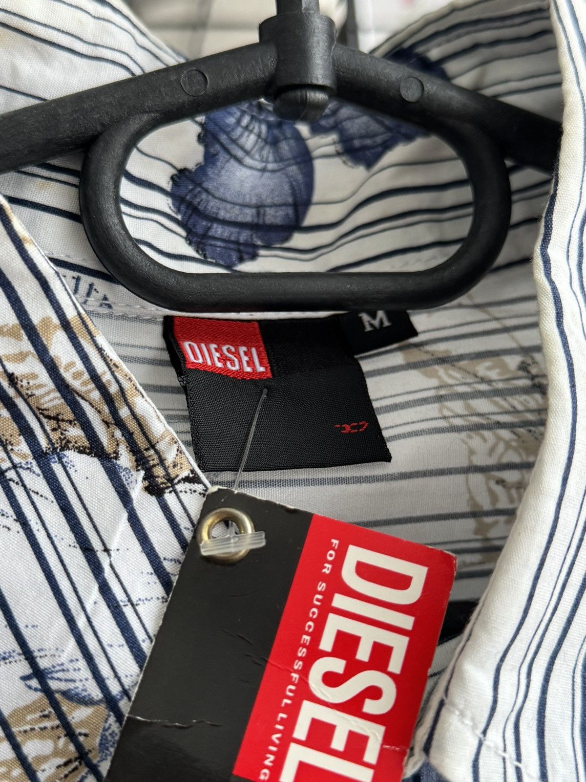 Diesel New Vintage Diesel Flower Shirt Y2K Size US M / EU 48-50 / 2 - 8 Thumbnail