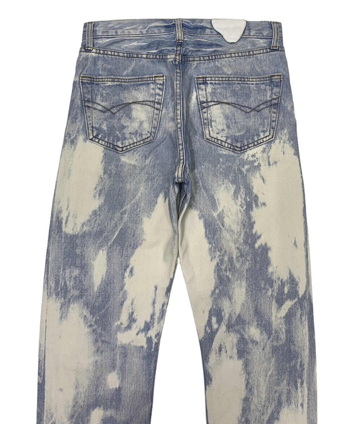If Six Was Nine BLEACHED JEANASIS DISTRESSED DENIM JEANS Size US 30 / EU 46 - 6 Thumbnail