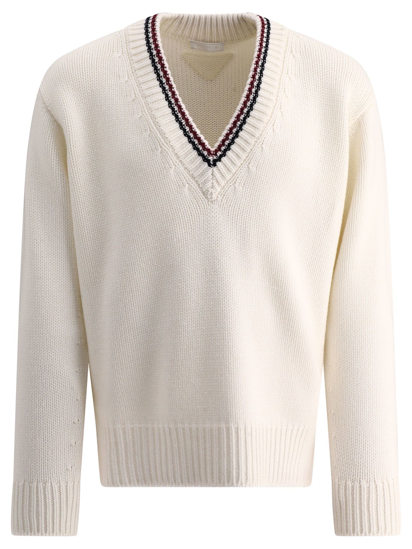 PRADA Alpaca Vneck Sweater 46