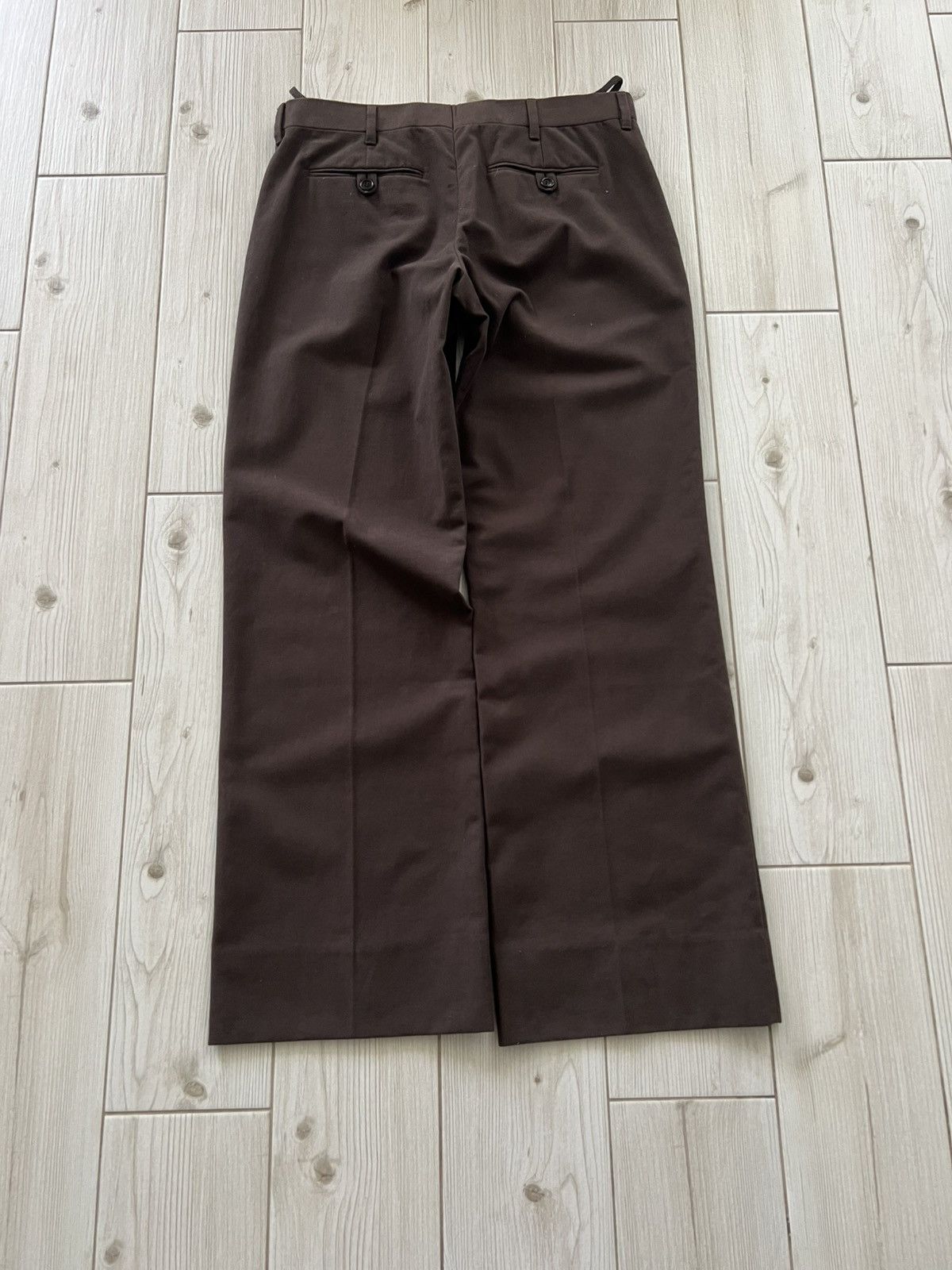 Helmut Lang Helmut Lang Archive Straight Brown Pants Designer Vintage Size US 28 / EU 44 - 19 Thumbnail
