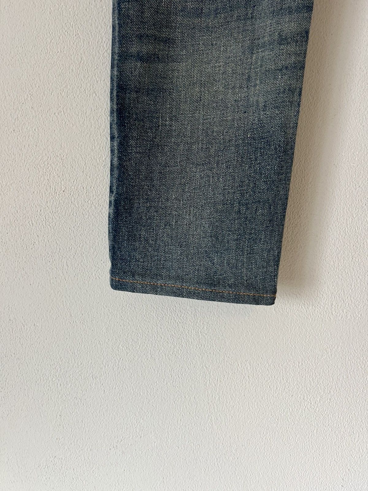 Saint Laurent Paris Saint Laurent Washed Blue Denim Jeans, D24 M/SK-MW Size US 29 - 19 Thumbnail