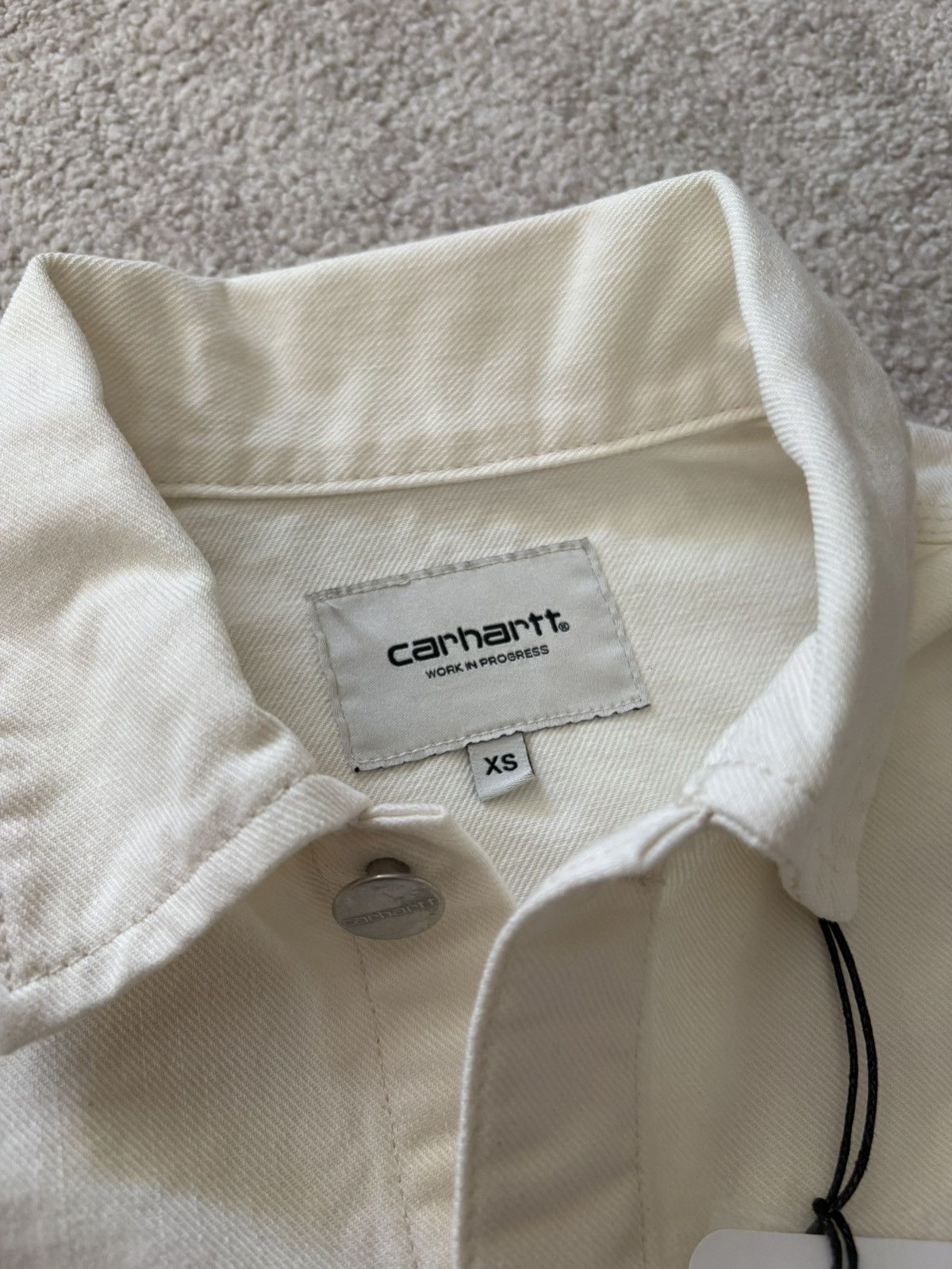 Carhartt Wip Carhartt WIP W’ Sonora Shirt Jacket – Natural Worn Washed Size XS / US 0-2 / IT 36-38 - 3 Thumbnail