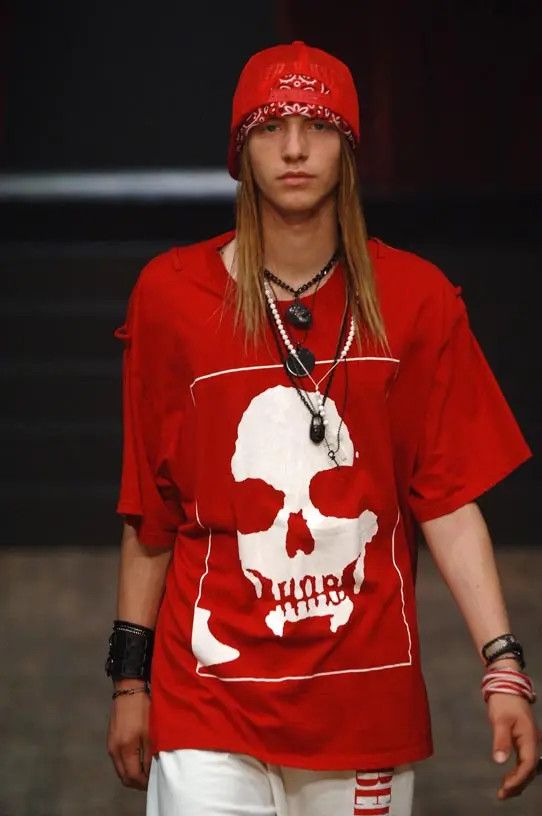 Number (N)ine Number (N)ine SS06 "Charles Manson" Skull distressed Tee Size US L / EU 52-54 / 3 - 3 Thumbnail