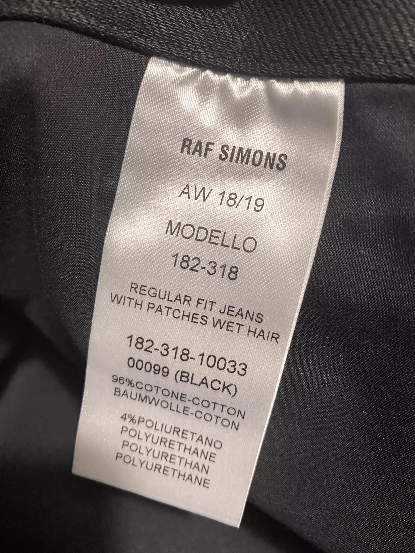 Raf Simons Raf Simons 2018AW degenerate street jeans-2505 Size US 32 / EU 48 - 3 Thumbnail