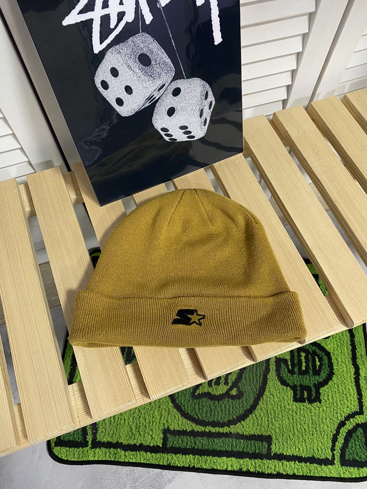 Karl Kani × Starter Cap Hat Snapback Karl Kani X Starter Double Logo Beanie Size ONE SIZE - 3 Thumbnail