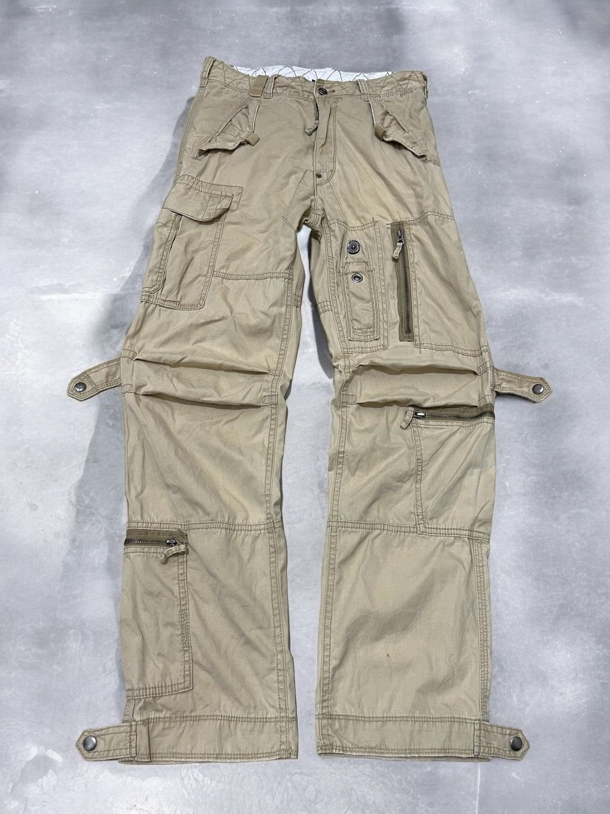 Polo Ralph Lauren × RRL Ralph Lauren Vintage Polo Ralph Lauren Multi Pocket Tactical Combat Pants Size US 30 / EU 46 - 1 Thumbnail