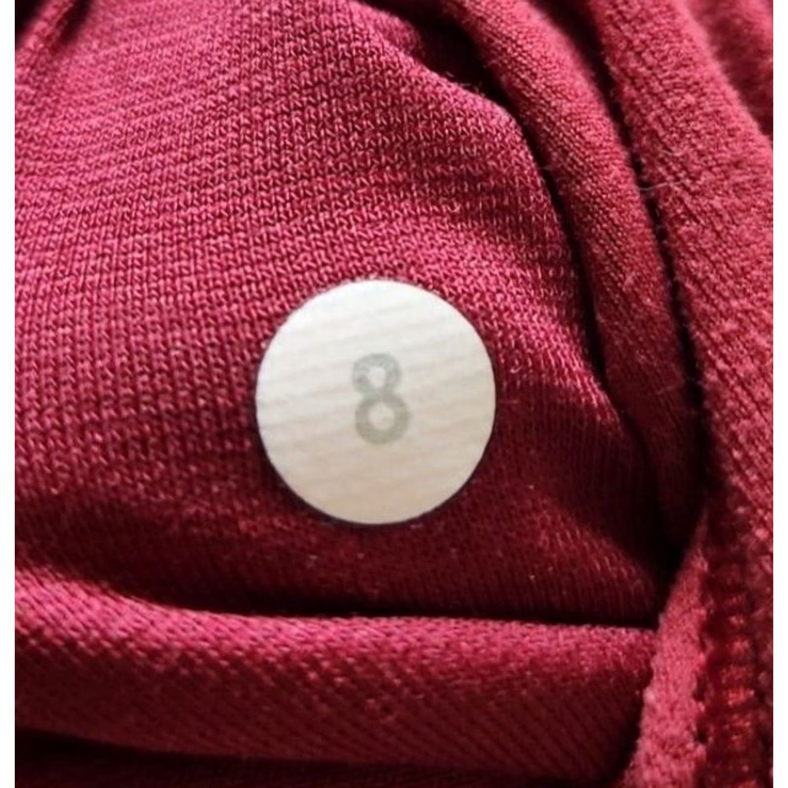Lululemon Lululemon Cropped Leggings Womens 8 Red Solid Activewear Bottoms Pants Size 30" / US 8 / IT 44 - 8 Thumbnail