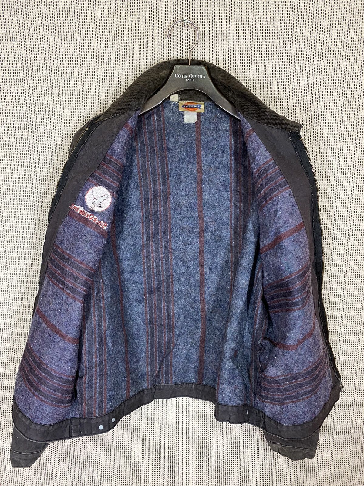Dickies ‼️VINTAGE BLACK FADED DICKIES DETRIOT BLANDKED LINED JACKET ‼️ Size US XL / EU 56 / 4 - 9 Thumbnail
