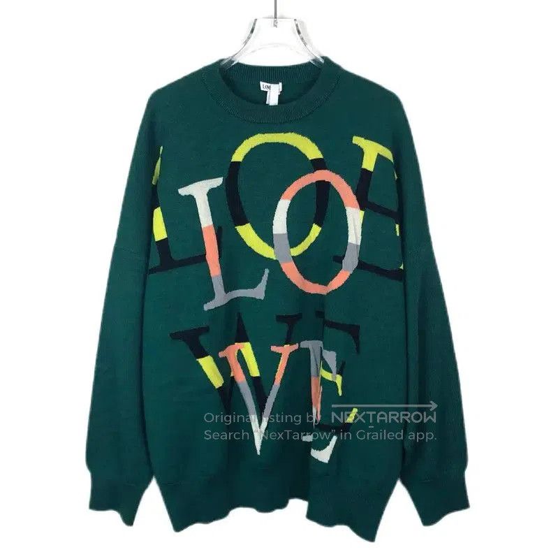 Loewe Loewe Green Cotton Women's Sweatshirt . Size M / US 6-8 / IT 42-44 - 1 Thumbnail