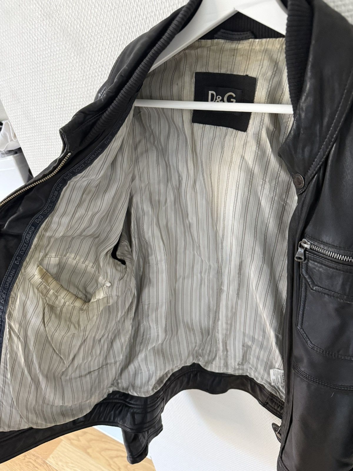 Dolce & Gabbana Dolce & gabbana leather Jacket Size US L / EU 52-54 / 3 - 10 Thumbnail