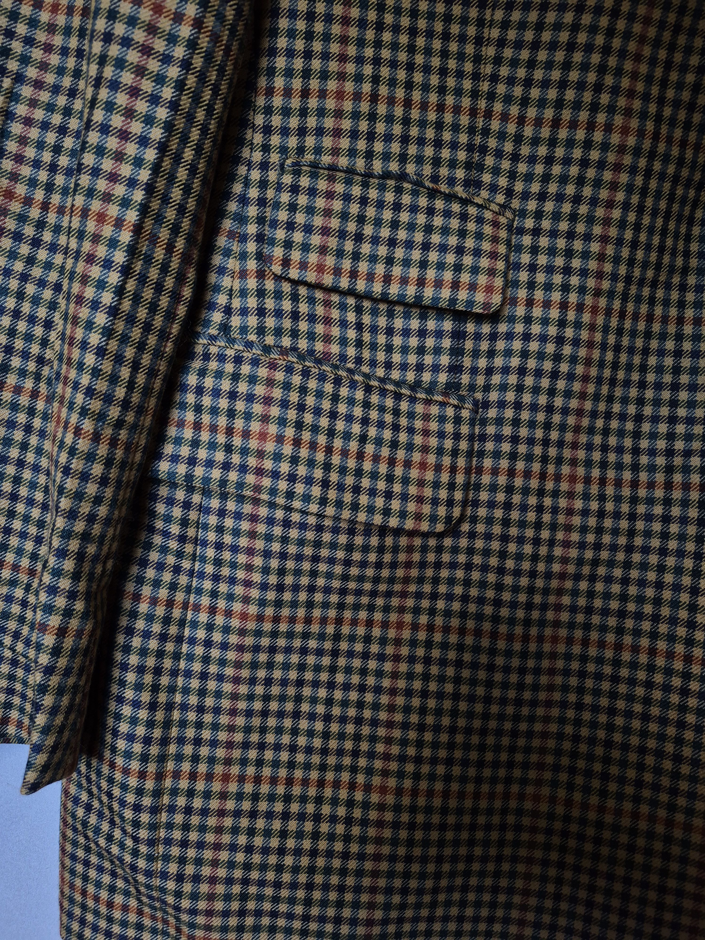 Burberry Burberrys Vintage Houndstooth Blazer Mens Size 54 Europe Size 54R - 9 Thumbnail