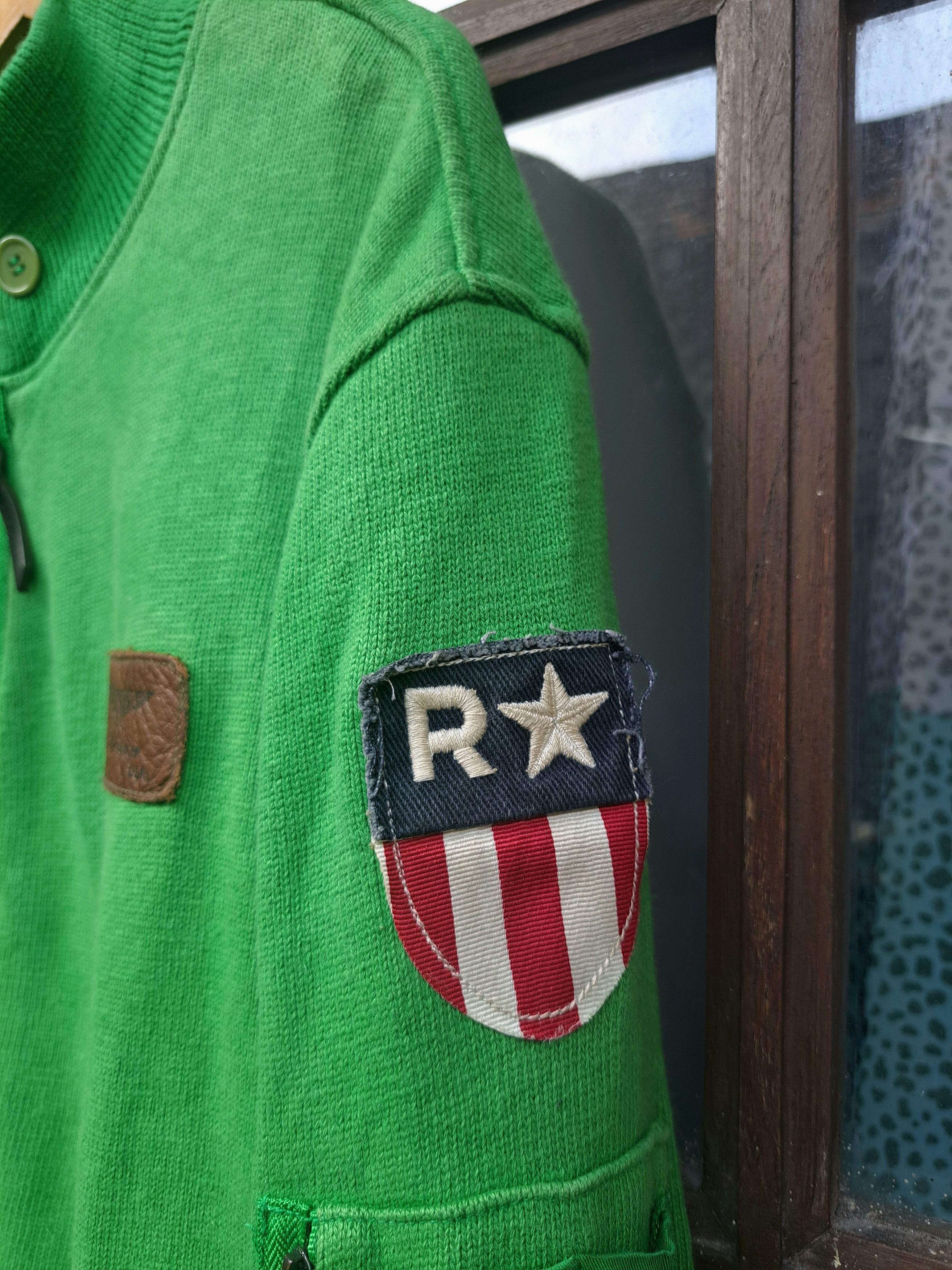 Polo Ralph Lauren Ralph Lauren Polo Knit Wear Bomber Jacket us Air Force Style Size US L / EU 52-54 / 3 - 4 Thumbnail