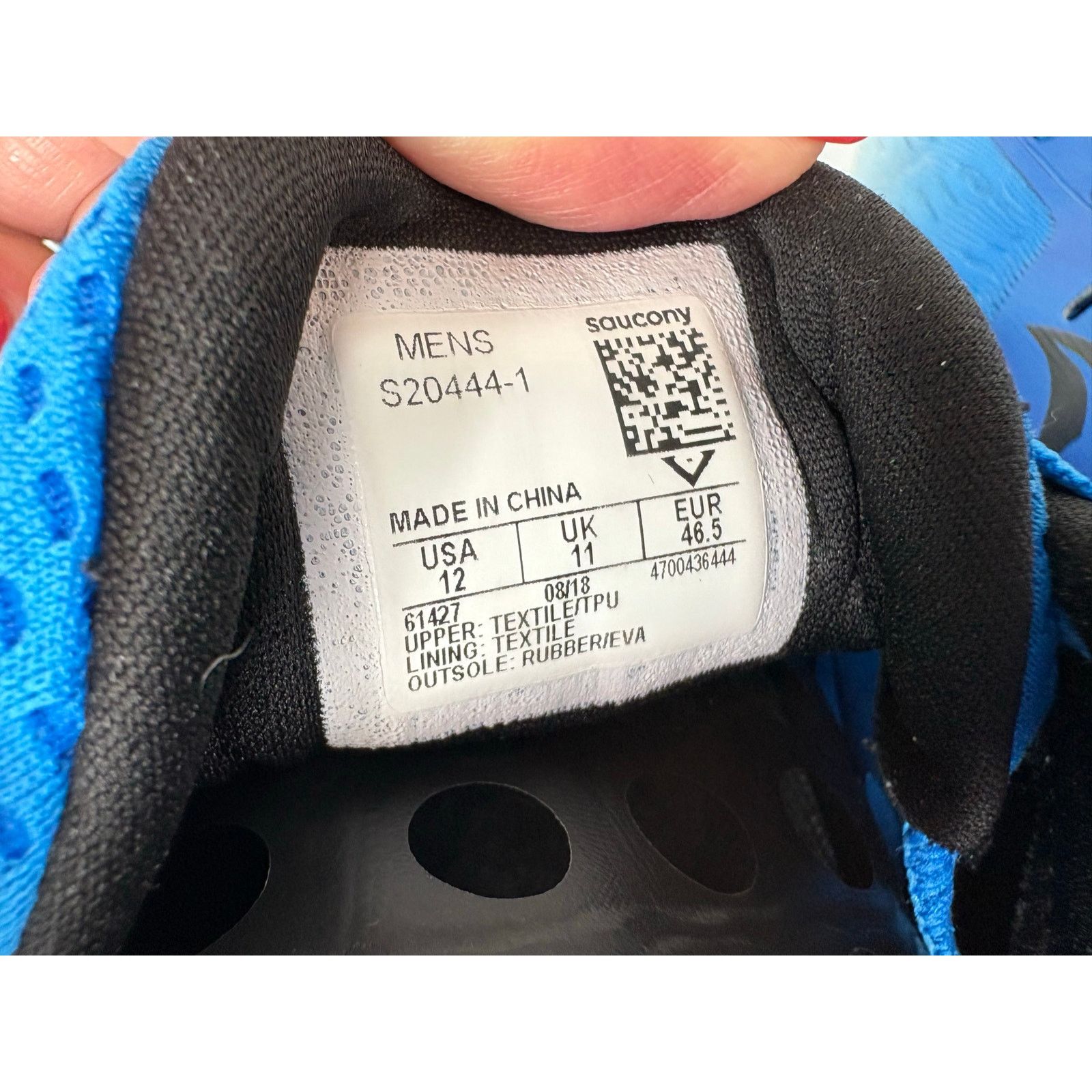 Saucony Saucony Ride ISO Men's Running Sneaker Shoes Blue sz 12 Size US 12 / EU 45 - 7 Thumbnail