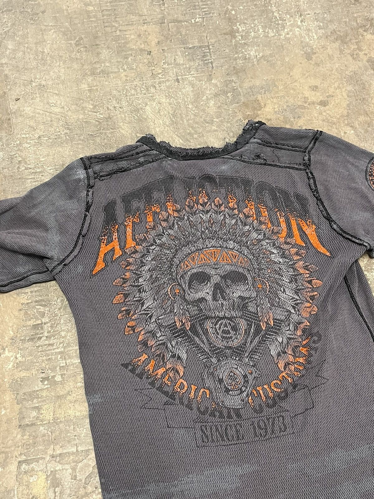 Affliction Affliction thermal long-sleeve grunge y2k opium cybery2k Size US L / EU 52-54 / 3 - 9 Thumbnail