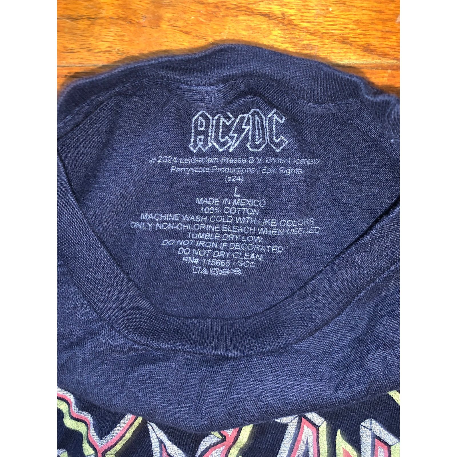 Band Tees × Other AC DC Highway To Hell 1979 World Tour T Shirt L Navy Rock Size US L / EU 52-54 / 3 - 3 Thumbnail