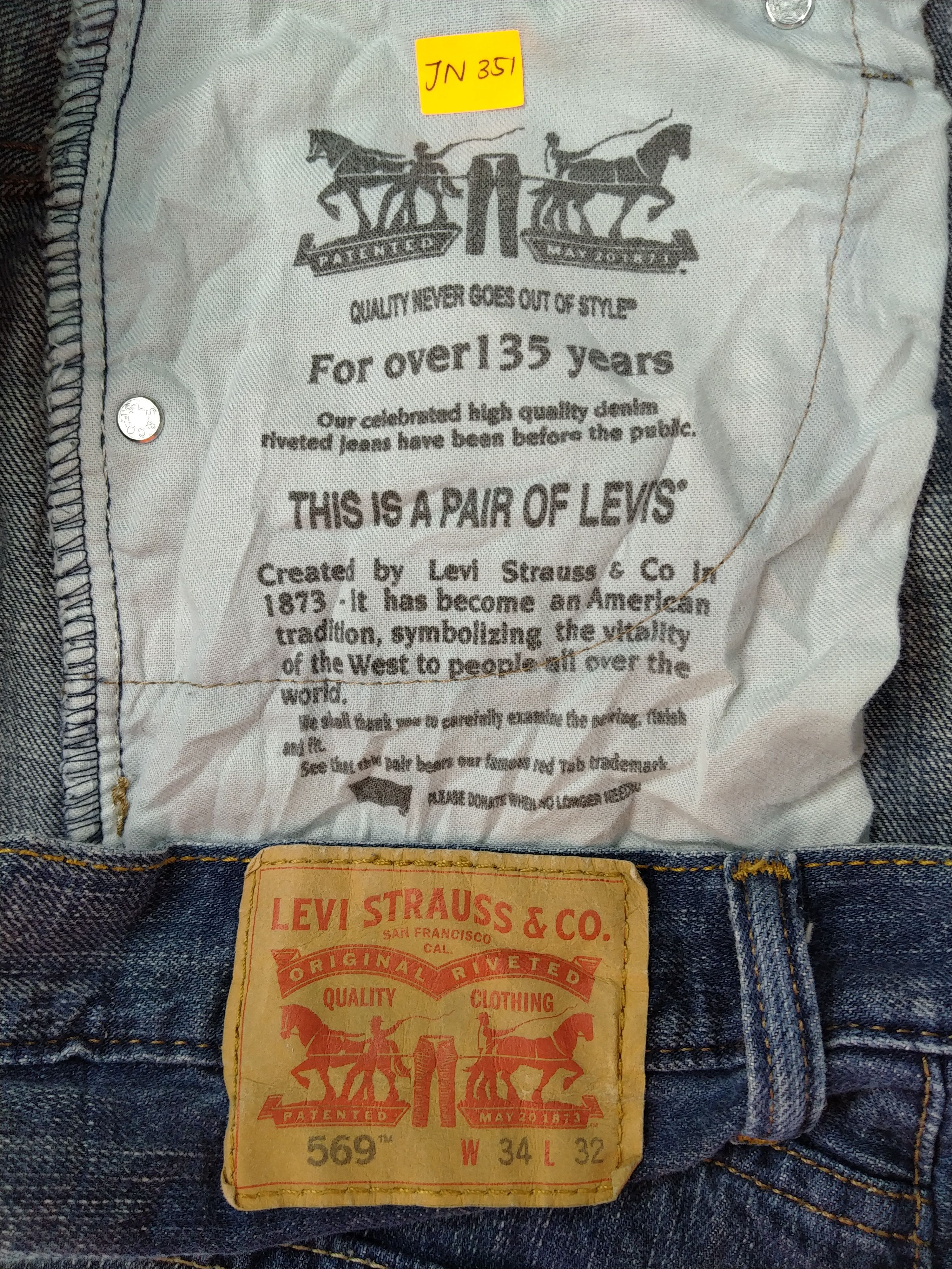 Levi's Levi's 569 Distressed Denim 34 x 30.5 -JN351 Size US 34 / EU 50 - 12 Thumbnail