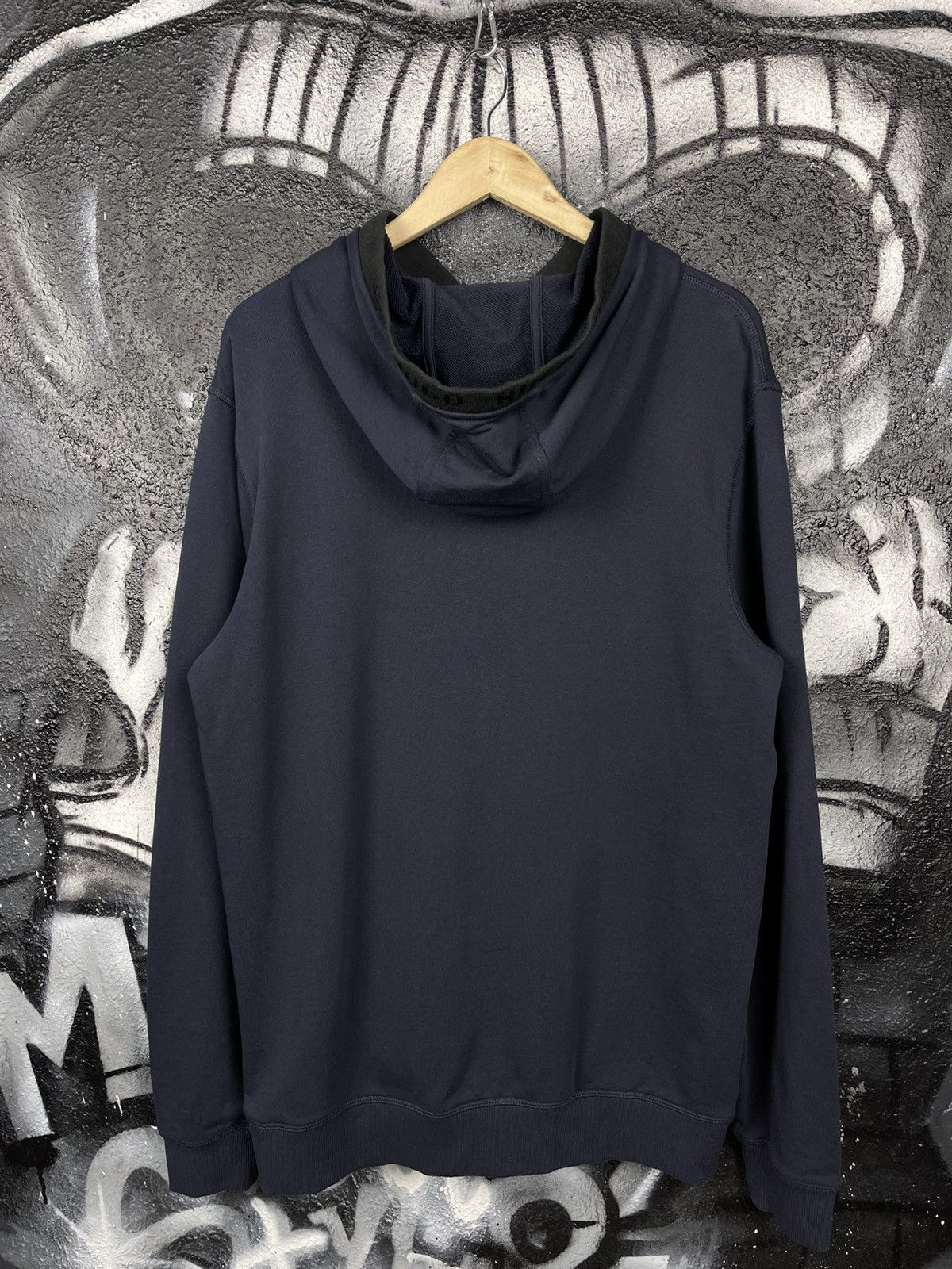 Hugo Boss Hugo Boss Logo Print Navy Blue Cotton Hoodie Men’s Size L Size US L / EU 52-54 / 3 - 4 Thumbnail