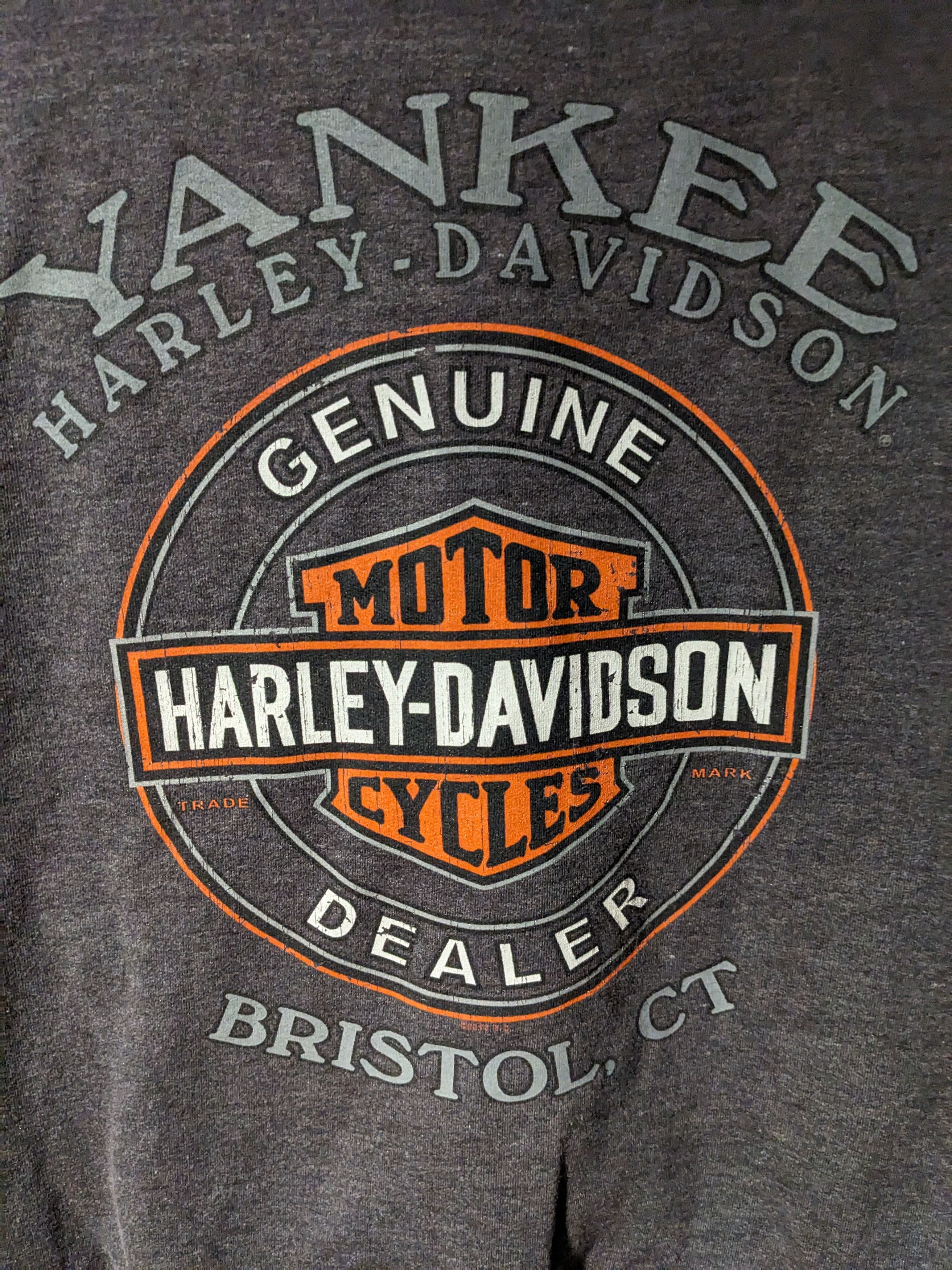 Harley Davidson × Vintage Vintage 2013 Harley Davidson Motorcycle Full Zip Sweatshirt Size US L / EU 52-54 / 3 - 8 Thumbnail