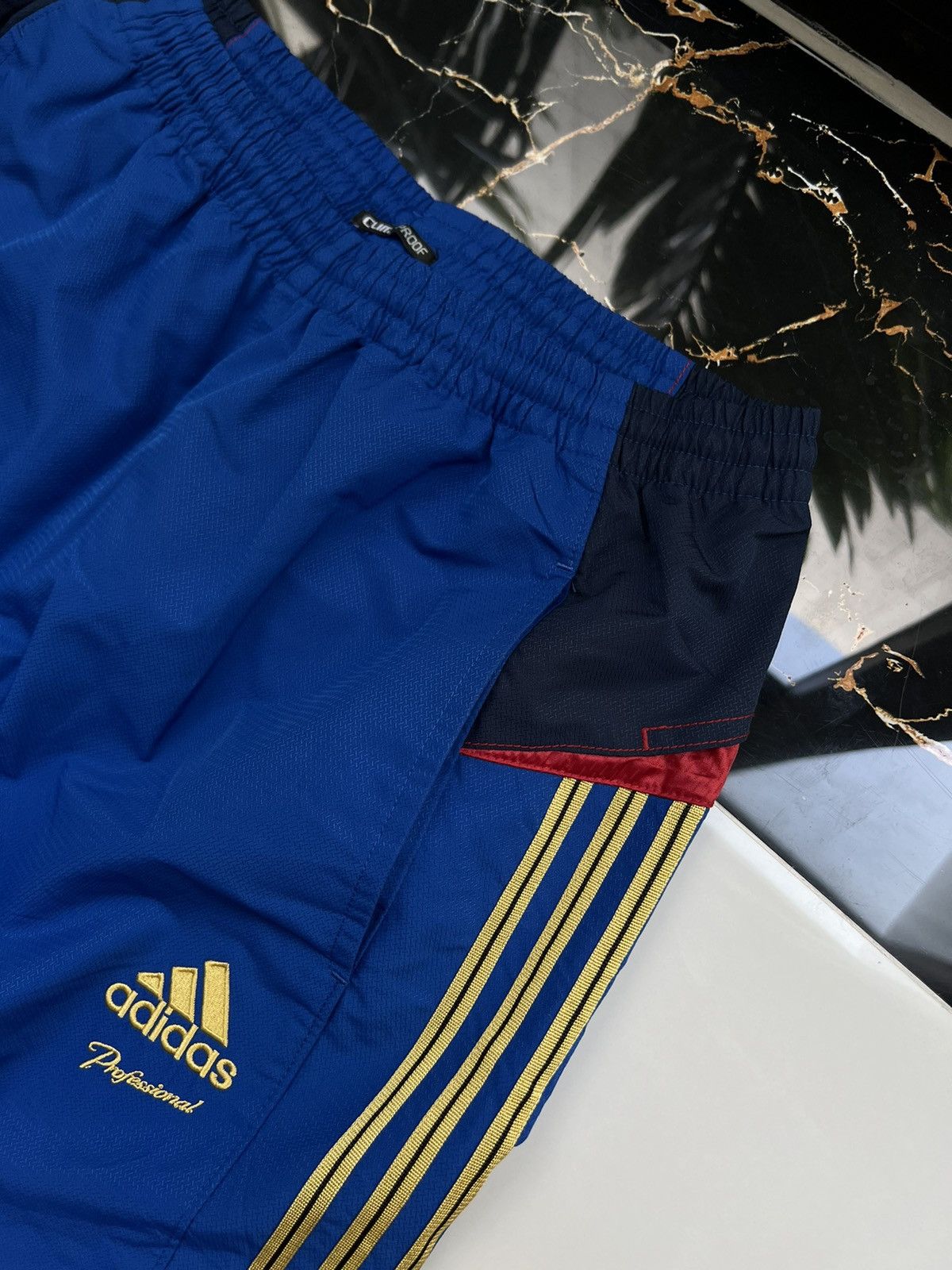 Adidas × Vintage 90's ADIDAS CLIMAPROOF PROFESSIONAL RARE BAGGY TRACK PANTS Size US 34 / EU 50 - 4 Thumbnail