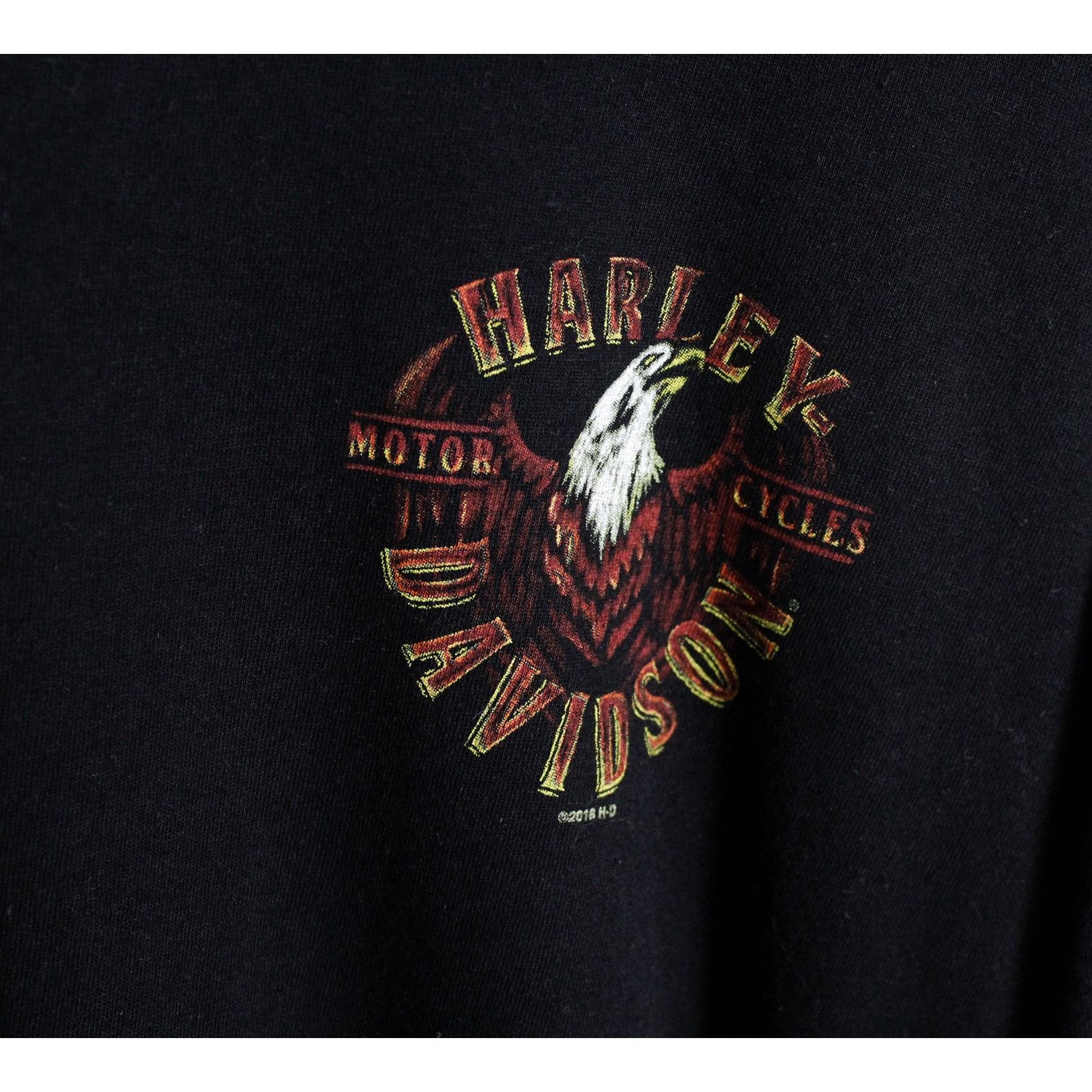 Harley Davidson Harley Davidson Banff Alberta Canada Wolf Graphic Tee Size US XL / EU 56 / 4 - 2 Thumbnail