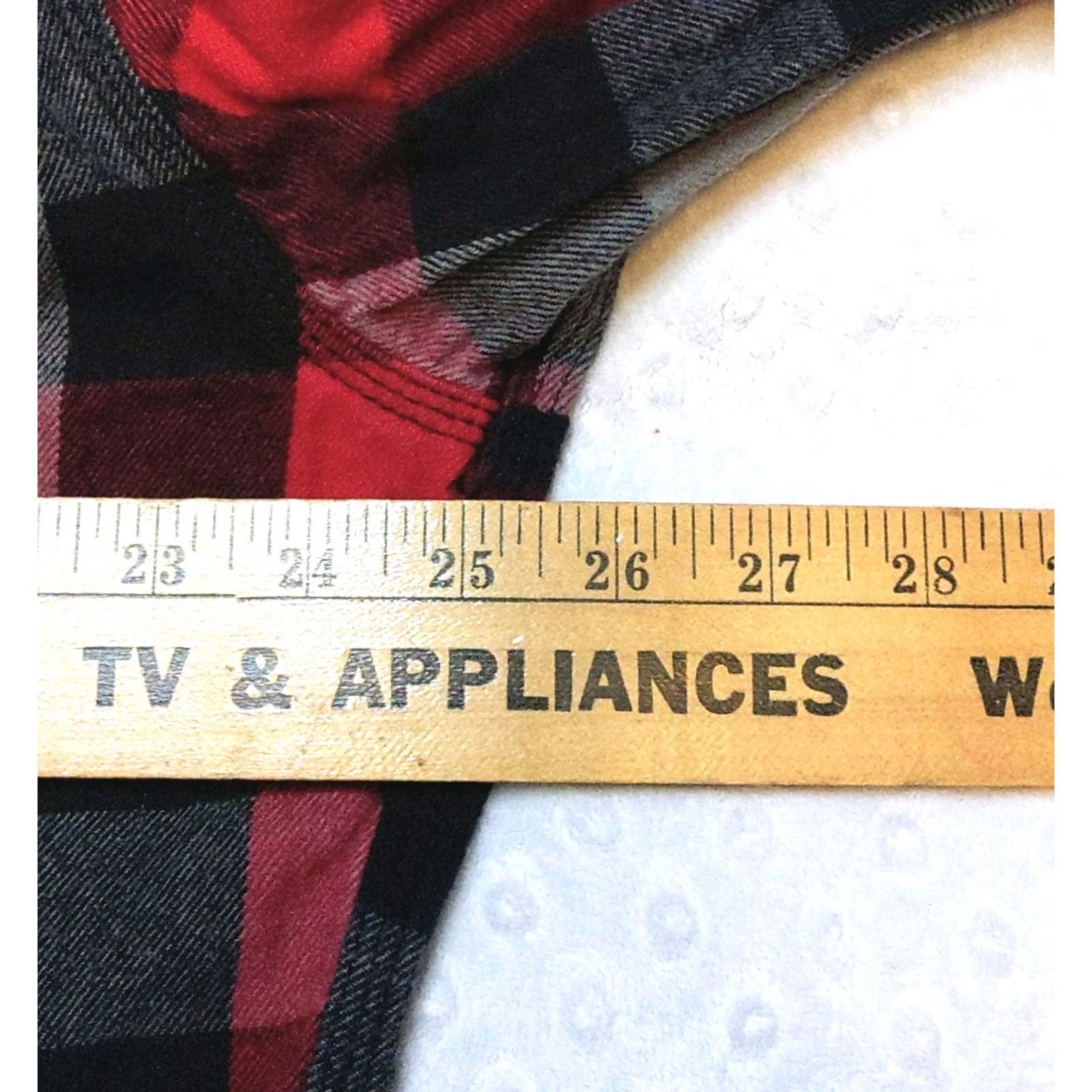 Vintage Five Brother Heavy Weight Deluxe Flannel Shirt Mens L Red Black Plaid Button-Up Shirt Long Sleeve Size US L / EU 52-54 / 3 - 7 Thumbnail