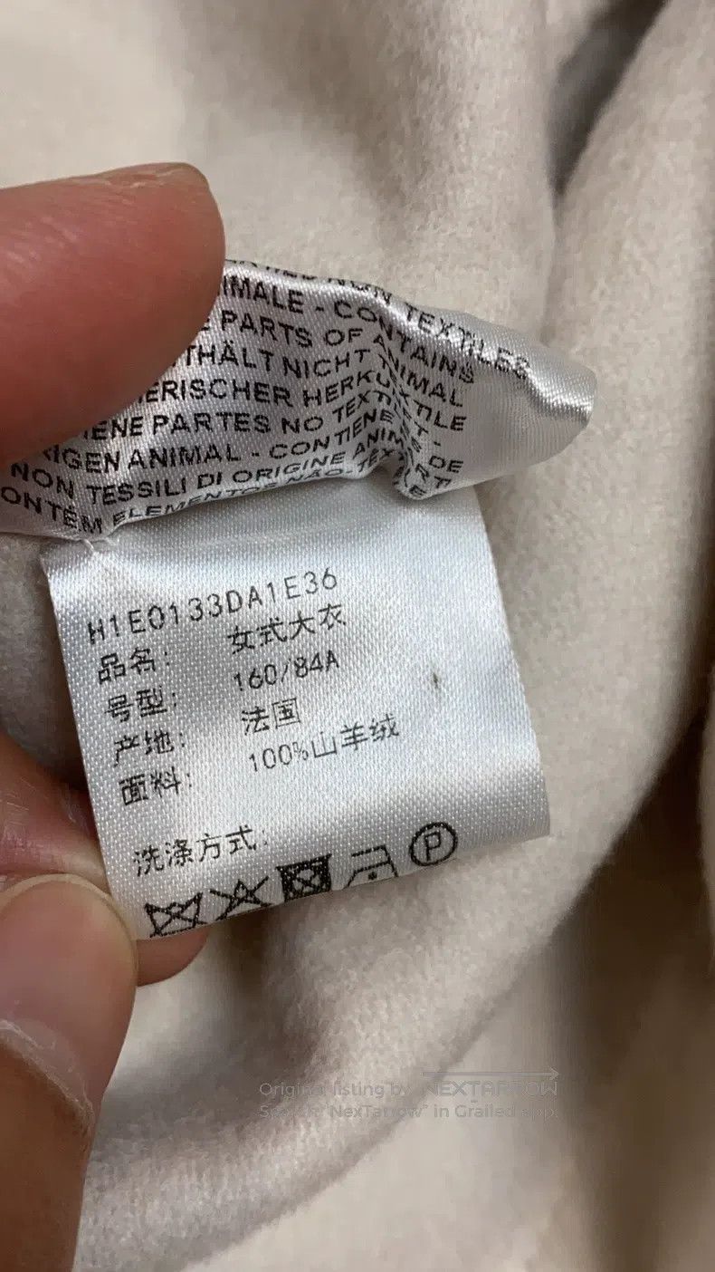 Hermes Hermes Beige 100% cashmere single-breasted coat Size XS / US 0-2 / IT 36-38 - 5 Thumbnail