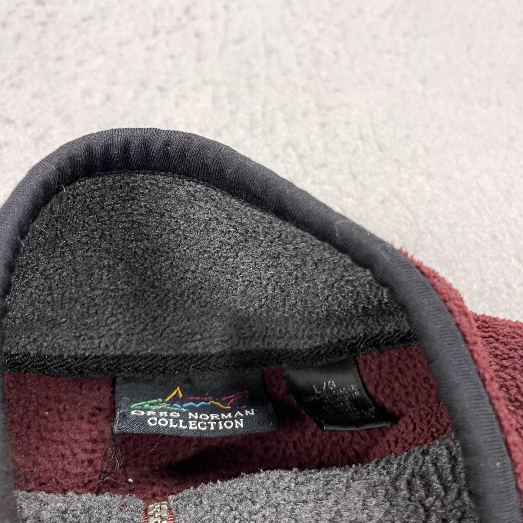 Vintage VINTAGE Greg Norman Golf Jacket Mens L Red Bomber 1/4 Zip Knit Fleece 90s Sports Logo Size US L / EU 52-54 / 3 - 5 Thumbnail