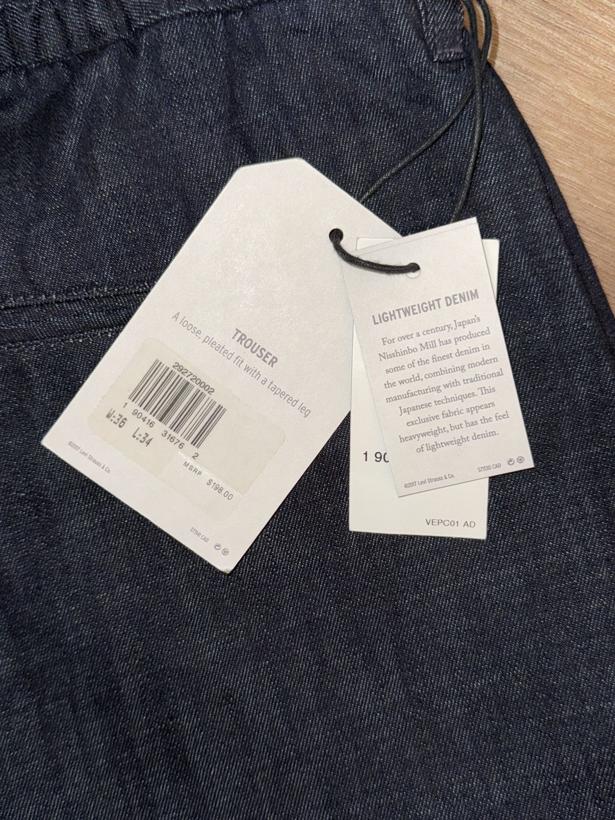 Levi's Made & Crafted ***FINAL DROP***RARE LEVIS MADE & CRAFTED JAPAN TROUSER 36 Size US 36 / EU 52 - 4 Thumbnail
