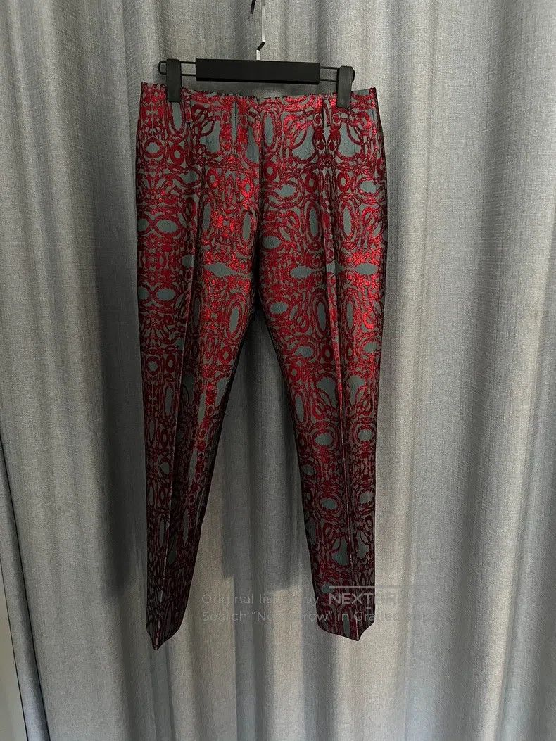 Dries Van Noten Dries Van Noten Red Pants Size US 40 / EU 56 - 1 Thumbnail