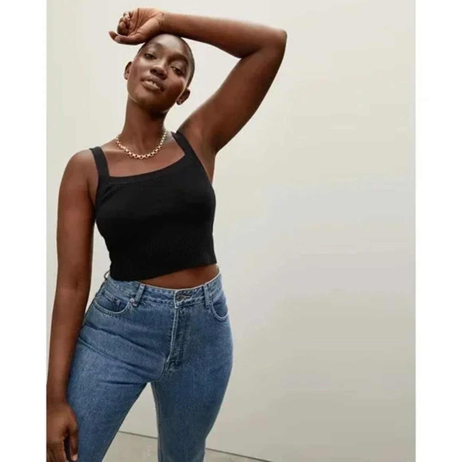 Everlane NWT Everlane Black The Cropped Crop Sweater Tank Medium Size M / US 6-8 / IT 42-44 - 1 Thumbnail
