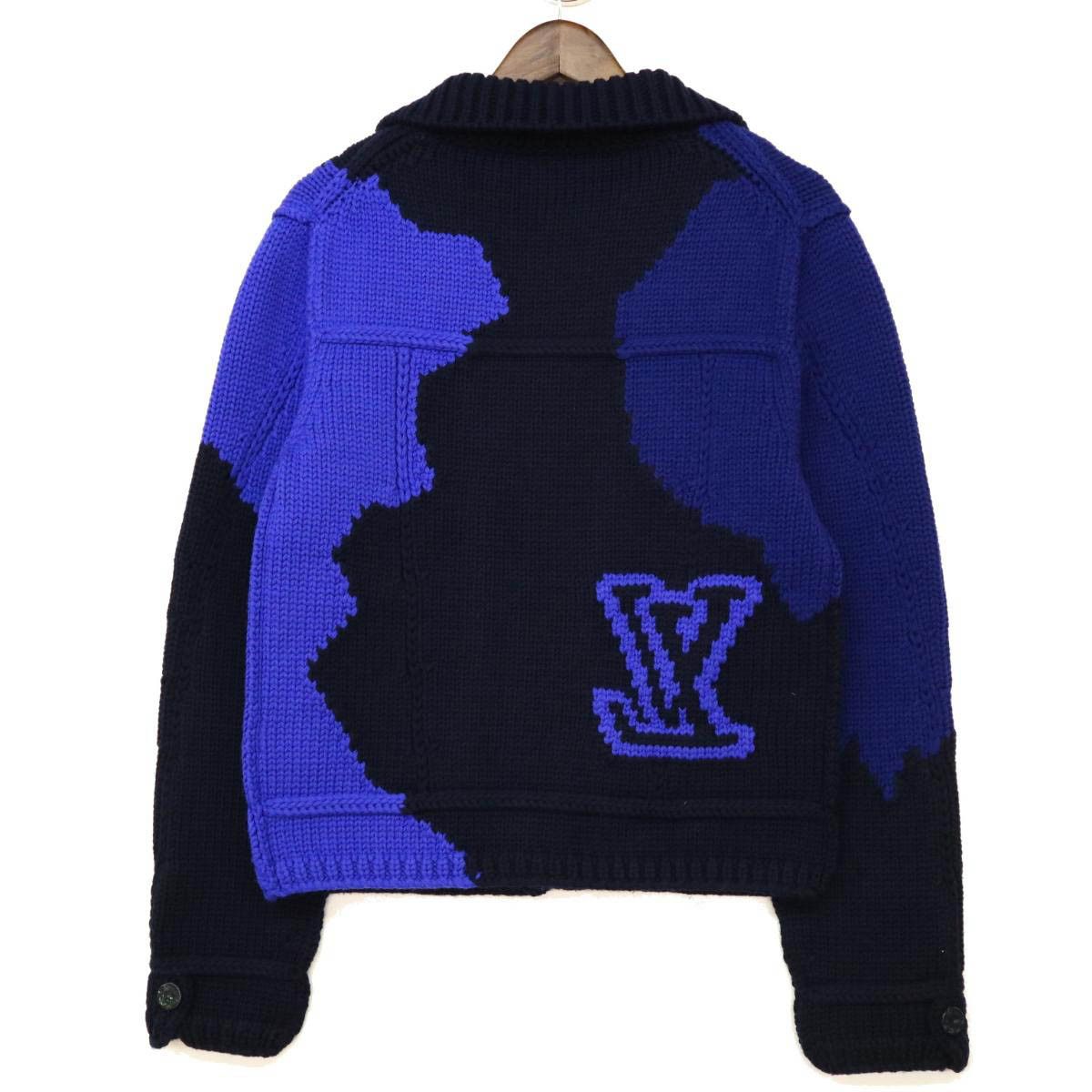 Louis Vuitton Louis Vuitton Intarsia Wool Knit Jacket Size US S / EU 44-46 / 1 - 2 Thumbnail