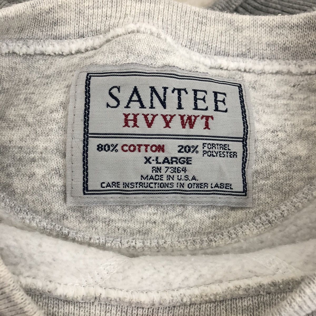 Vintage SANTEE Heavyweight Vintage Crewneck Sweatshirt Size US XL / EU 56 / 4 - 5 Thumbnail