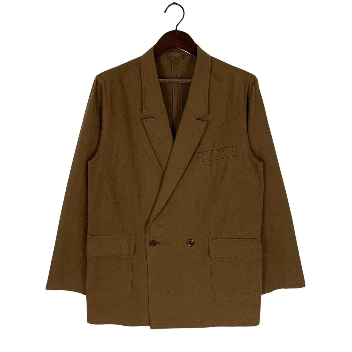 Comme des Garcons Homme Homme CDG Brown Blazer Size Small Size US S / EU 44-46 / 1 - 1 Thumbnail