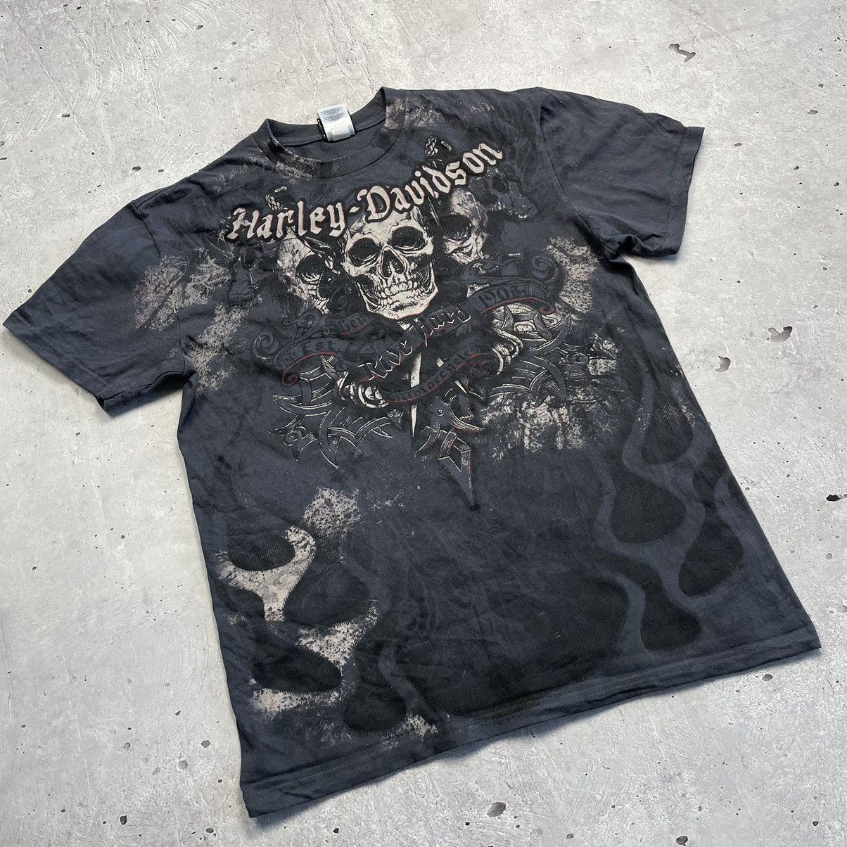 Harley Davidson × Vintage Vintage Harley Davidson 2011 motorcycles t-shirt y2k Size US XL / EU 56 / 4 - 3 Thumbnail