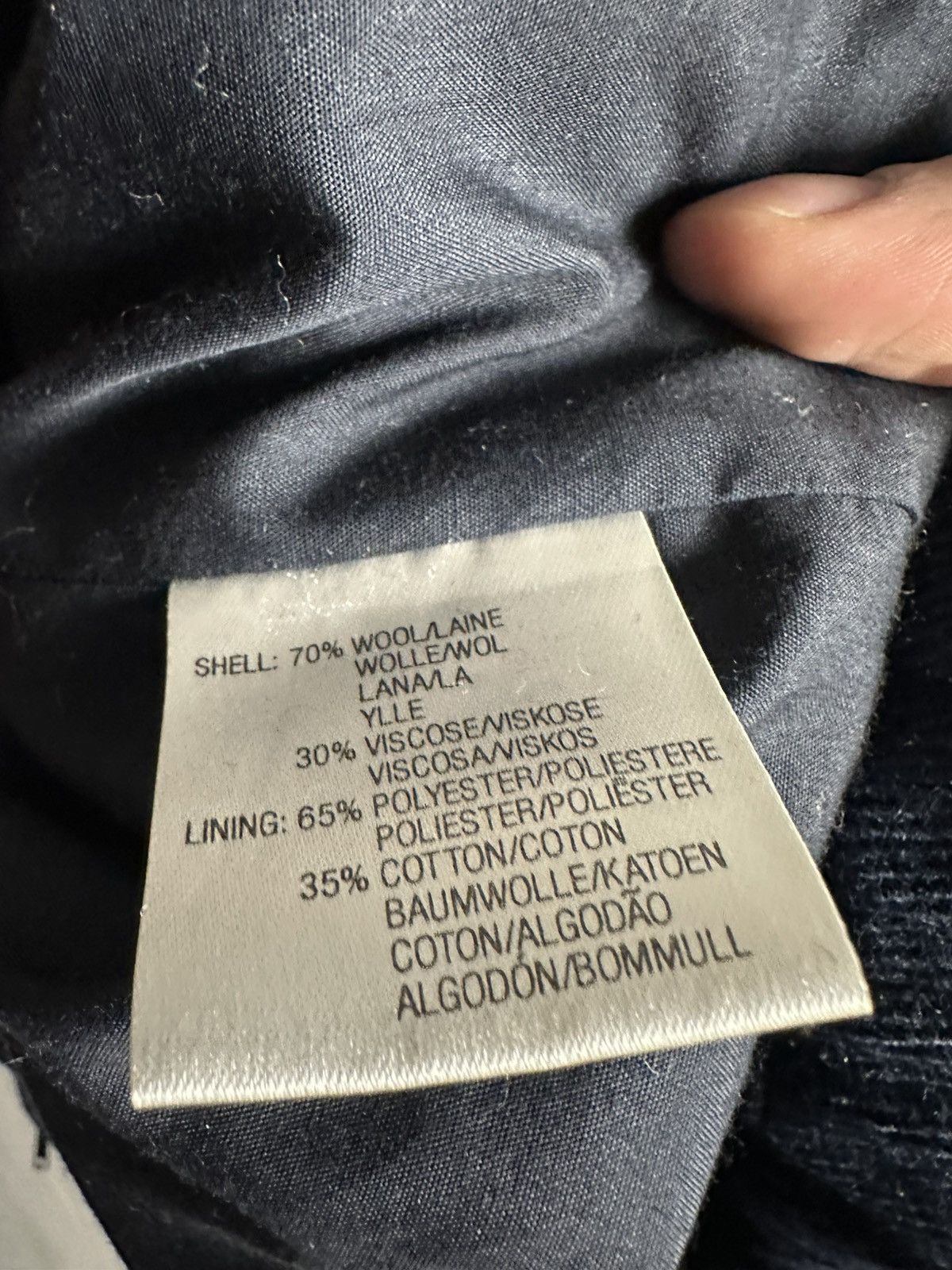 Burberry Thomas Burberry vintage wool bomber / jacket Size US XL / EU 56 / 4 - 5 Thumbnail