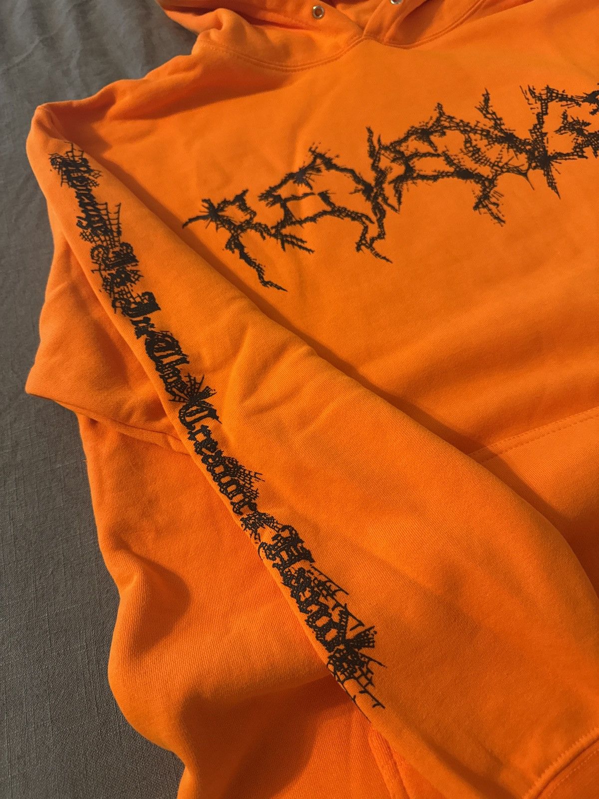 Revenge Orange Revenge Spider Web Hoodie Size US L / EU 52-54 / 3 - 3 Thumbnail