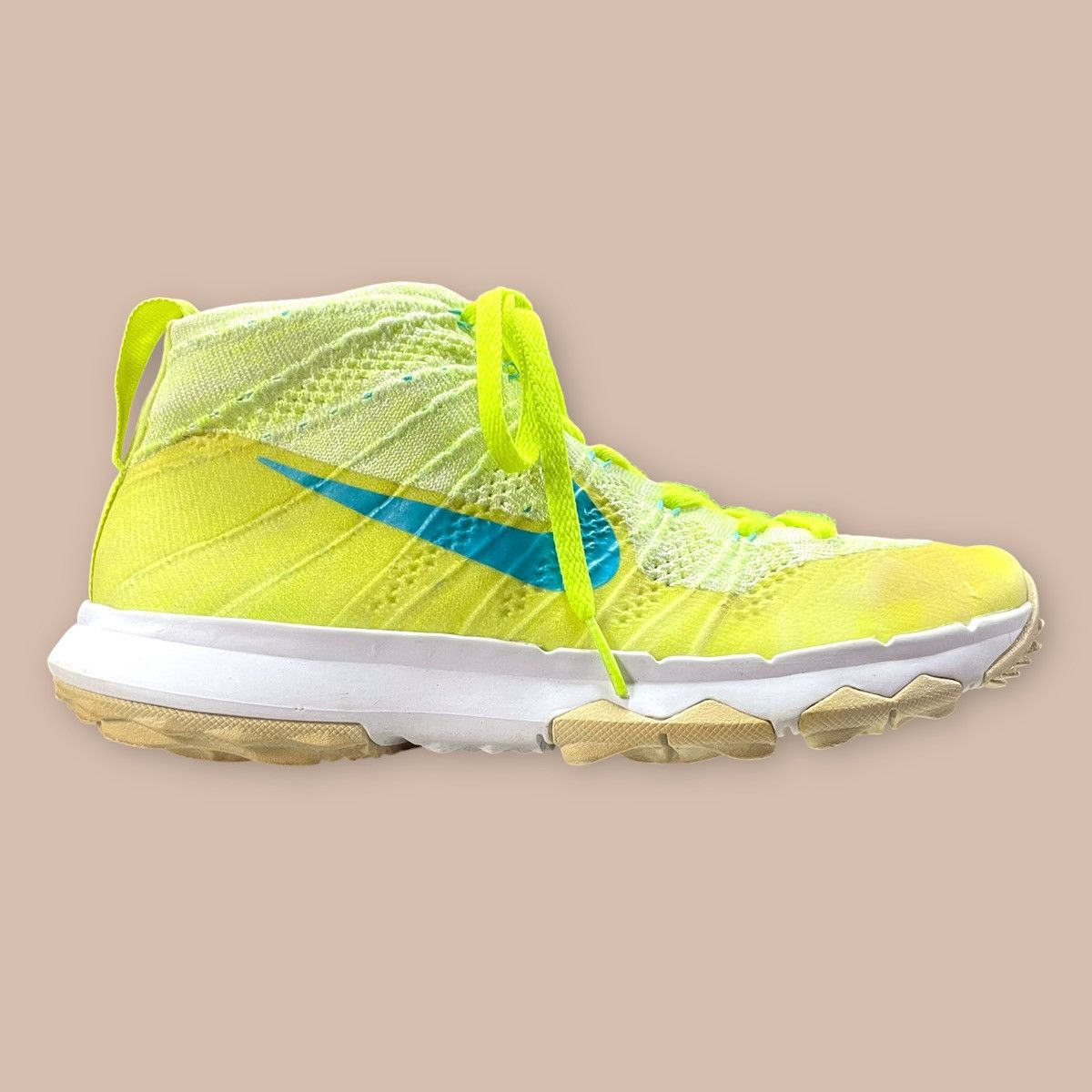 Nike Nike Flyknit Chukka Spikeless Golf Shoes Size US 6 / EU 39 - 10 Thumbnail