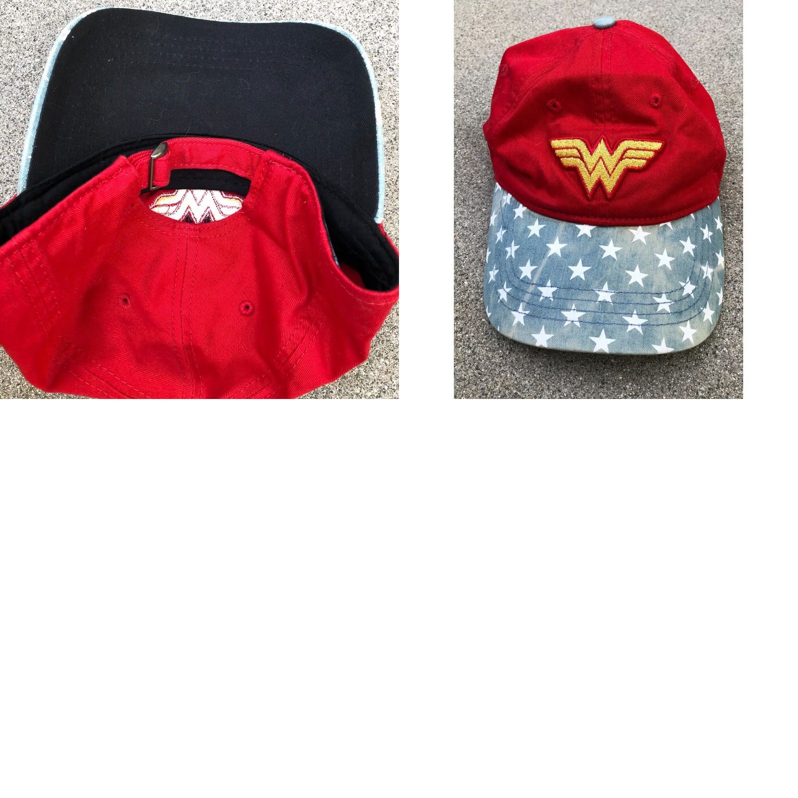 DC Comics WONDER WOMAN Baseball Hat Unisex Adult Red Adjustable Cap Super Hero Cap Size ONE SIZE - 8 Thumbnail