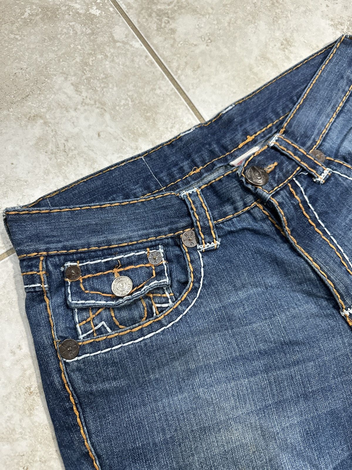 True Religion Vintage y2k true religion joey super t jeans Size US 36 / EU 52 - 7 Thumbnail