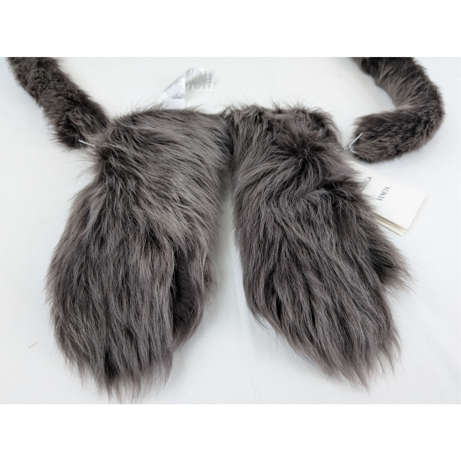 Bottega Veneta o1rshd1 Size:7 /DUP/ Women Bleached Toscana Shearling Gloves Size ONE SIZE - 6 Thumbnail
