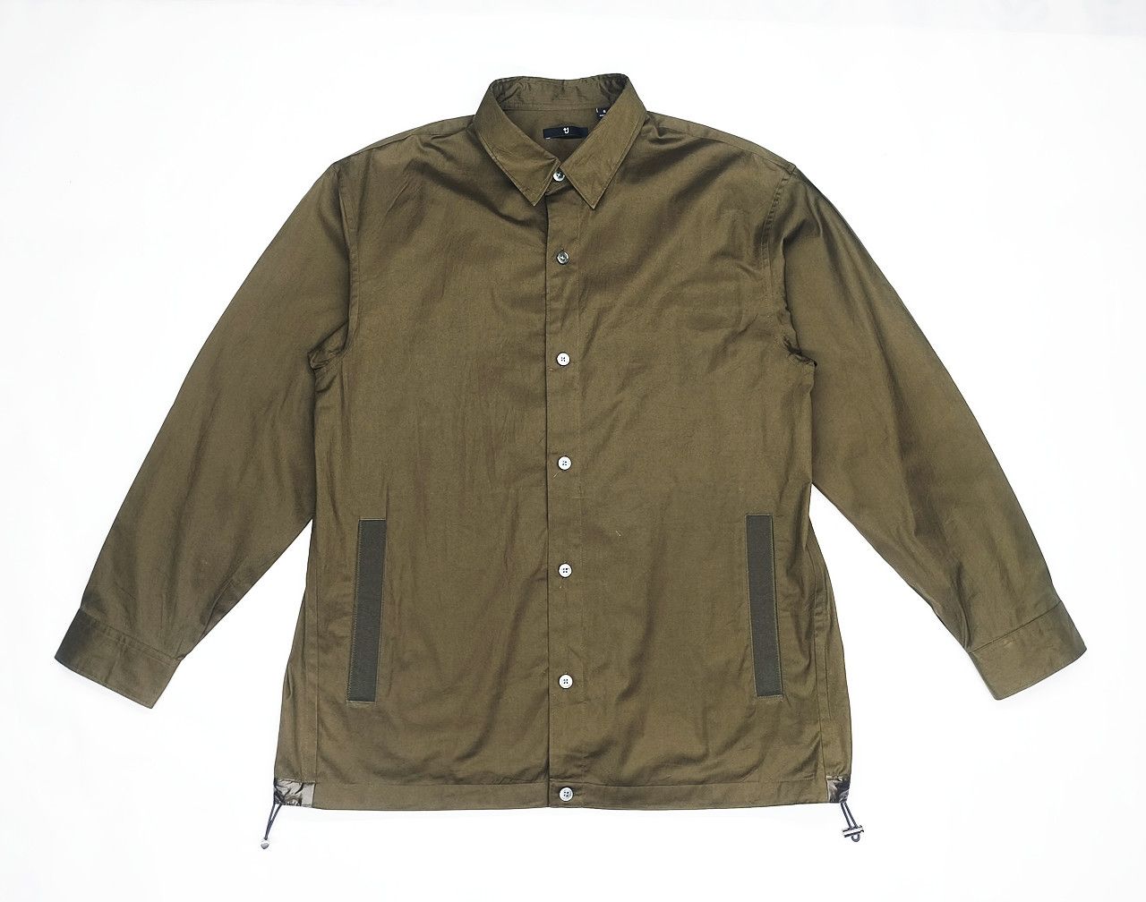 Jil Sander × Uniqlo JIL SANDER UNIQLO army green shirt with side pocket Size US S / EU 44-46 / 1 - 1 Thumbnail