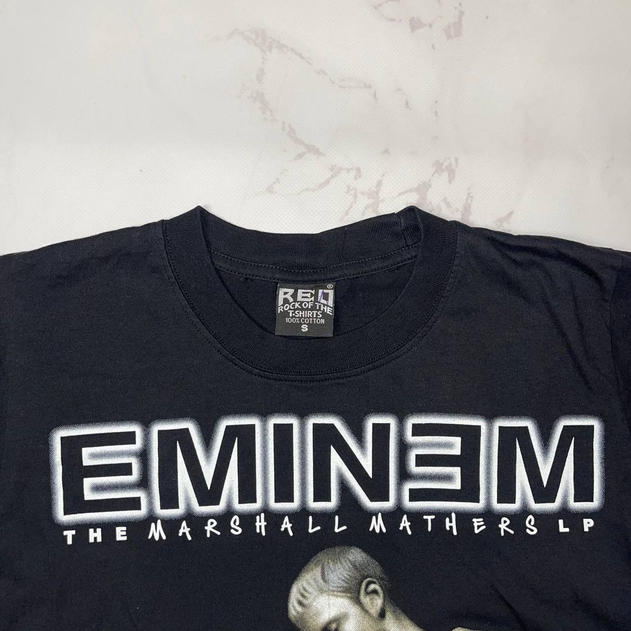 Vintage Vintage Eminem The Marshall Mathers LP Rap Tee Rare 90s Sz S Size US XS / EU 42 / 0 - 7 Thumbnail