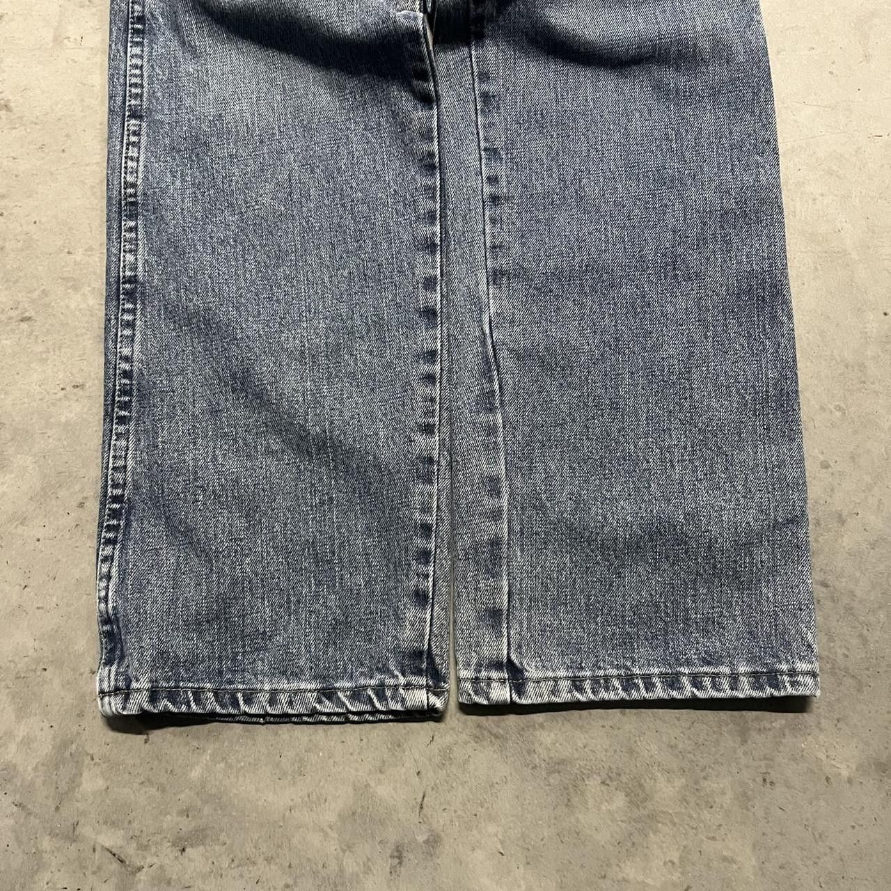 Japanese Brand × Vintage Vintage Y2K/2000s Tall Workwear essential Denim Jeans! Size US 33 - 3 Thumbnail