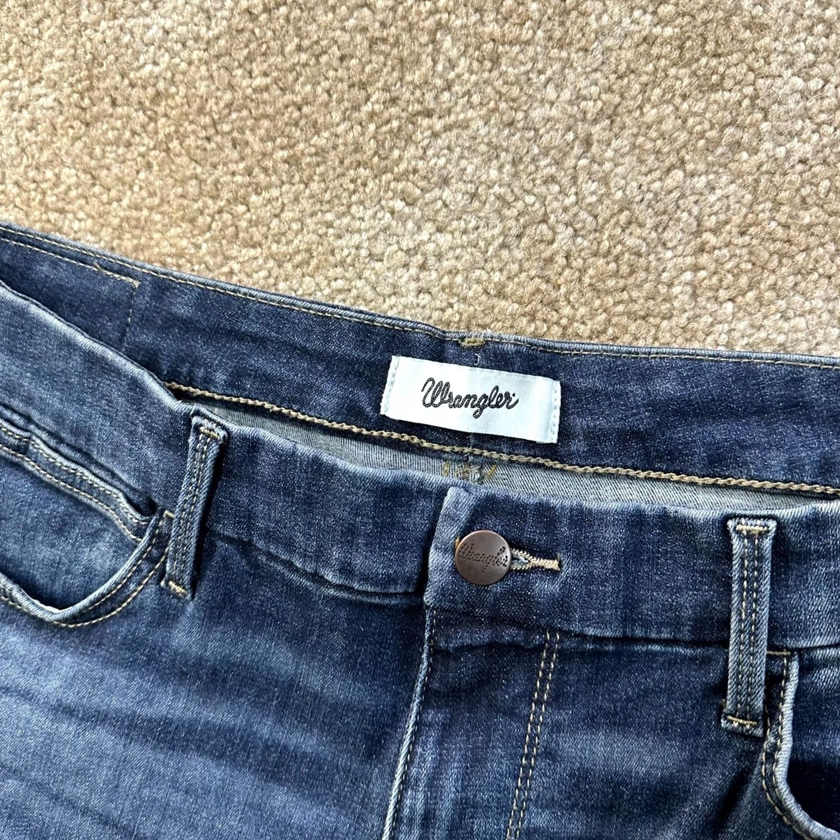 Wrangler Wrangler Bespoke Boot Cut Jeans Womens 33x30 Stretch High Rise Western Denim Size 24" / US 00 / IT 34 - 3 Thumbnail