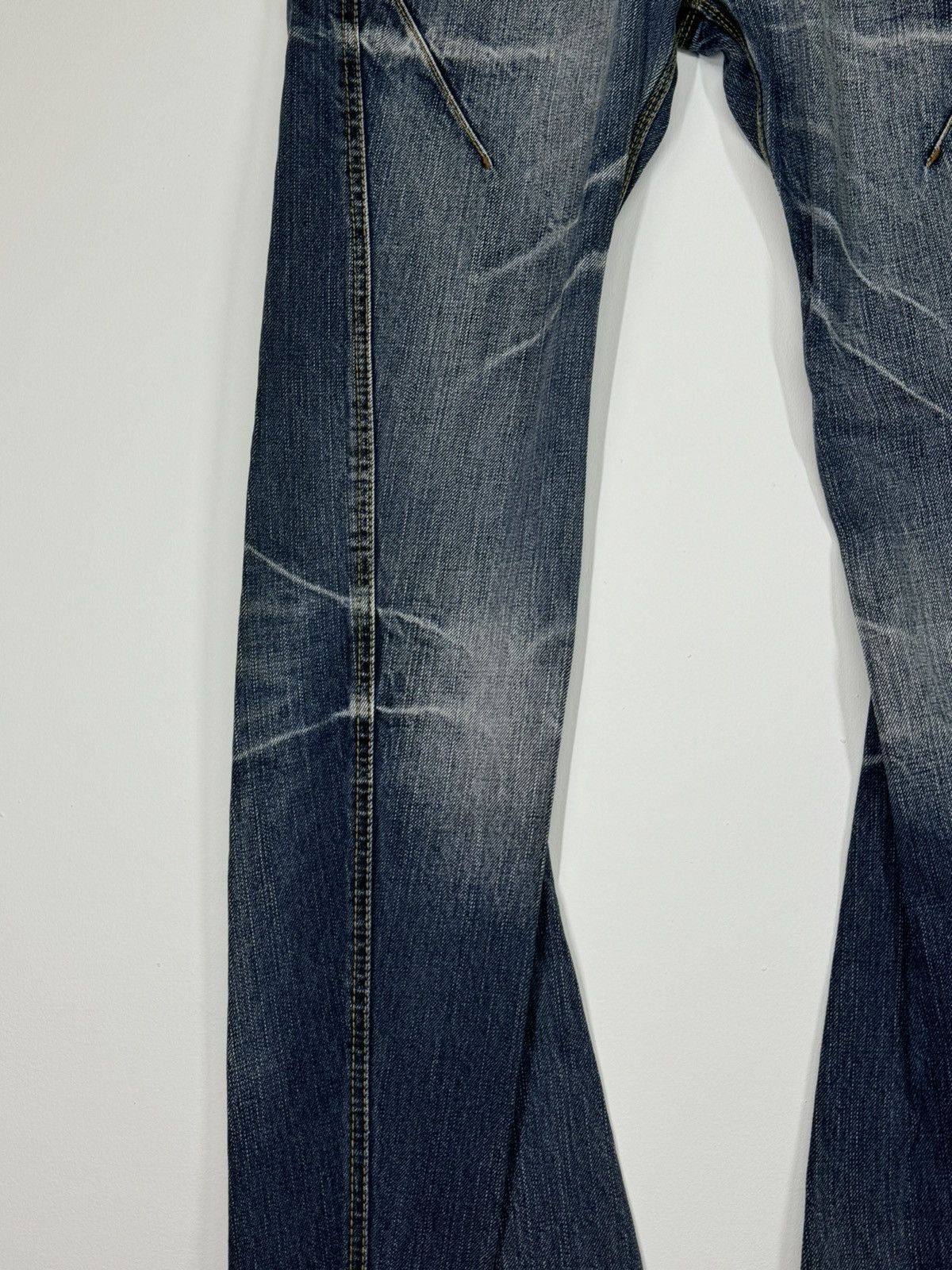 If Six Was Nine × Le Grande Bleu (L.G.B.) × Nicole Club FLARE NICOLE CLUB FOR MEN MUD WASH BOOT CUT DENIM Size US 30 / EU 46 - 8 Thumbnail