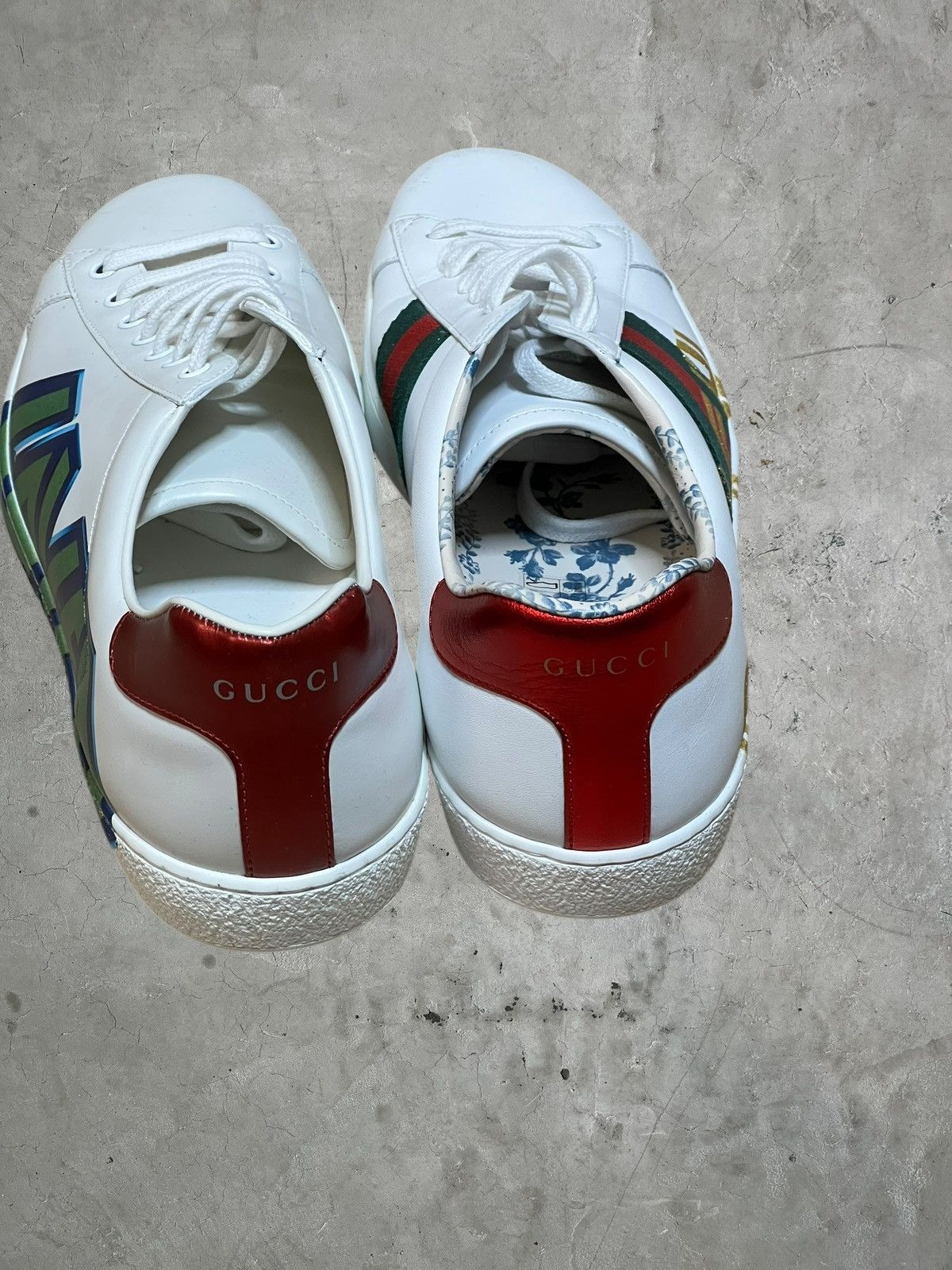 Gucci Gucci Mismatch Leather Sneakers Size US 12 / EU 45 - 4 Thumbnail