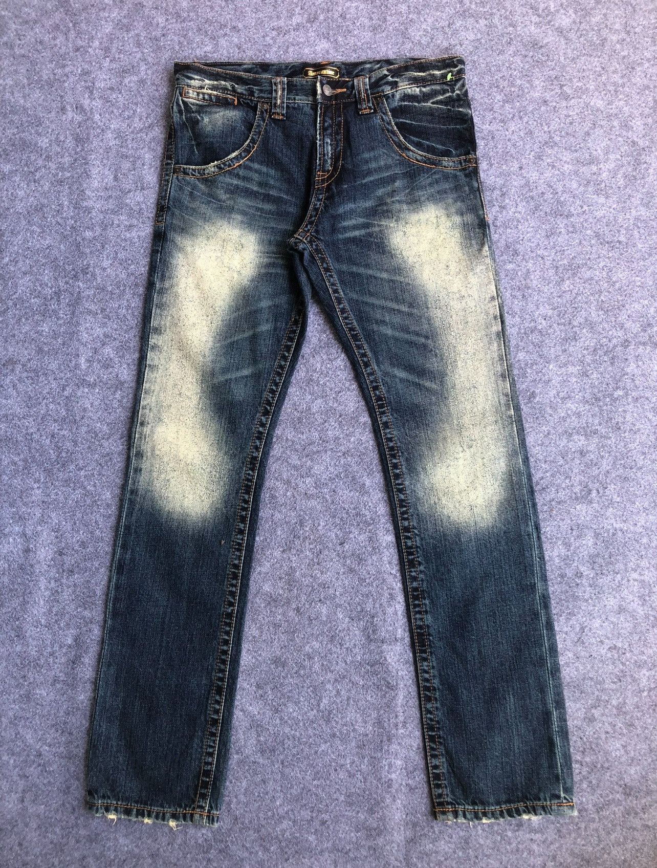 Vintage LastDrop🔥Rare🔥Japanese Designer Amarantine Straight Cut Jean Size US 33 - 1 Thumbnail