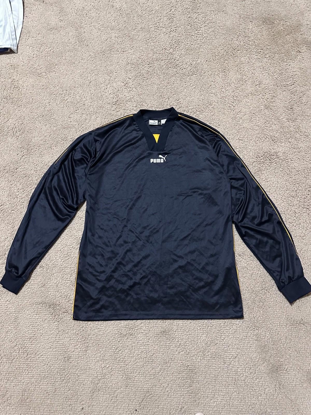 Puma VINTAGE PUMA 1990'S GOALKEEPER FOOTBALL SHIRT JERSEY SIZE XL Size US XL / EU 56 / 4 - 1 Thumbnail