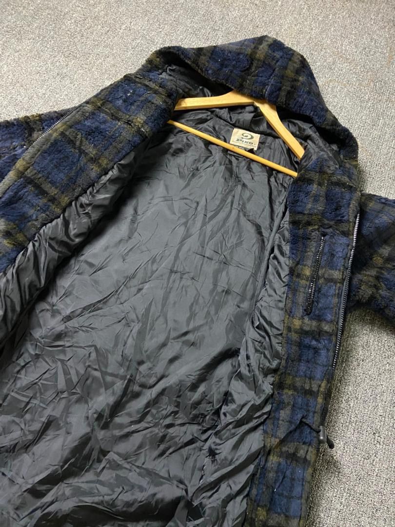 Japanese Brand Piko Hawaiian Longboard Wear Plaid Fleece Jacket (181) Size US L / EU 52-54 / 3 - 8 Thumbnail